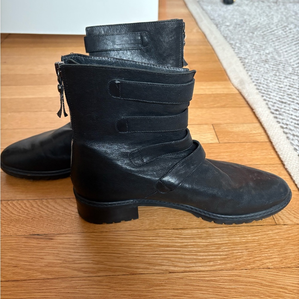 Stuart Weitzman Black Ankle Boots